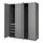 Current variation: dark gray/gray, 78 3/4x23 5/8x93 1/8 "