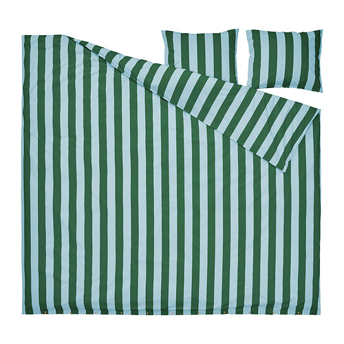 SLÅNHÖSTMAL, Duvet cover for double bed and pillowcase(s). 2 of 3 open dialog