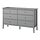 Select colour variation: horizontal, 6-drawer, gray/anchor/unlock function, 66 1/8x18 7/8x39 3/8 "