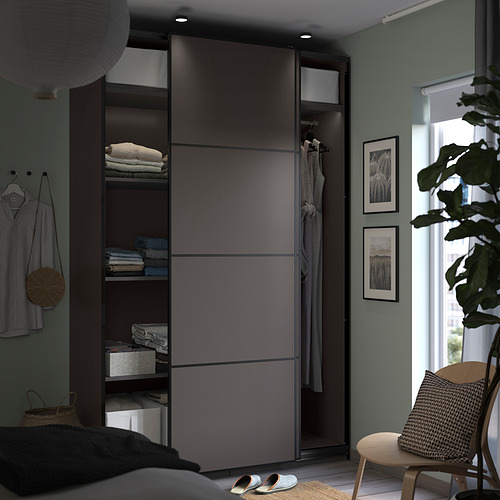 PAX / MEHAMN, closet con puertas corredizas. 3 de 4 abrir diálogo