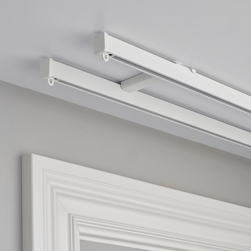 VIDGA, ceiling bracket for 2 curtain rails. 2 of 6 open dialog