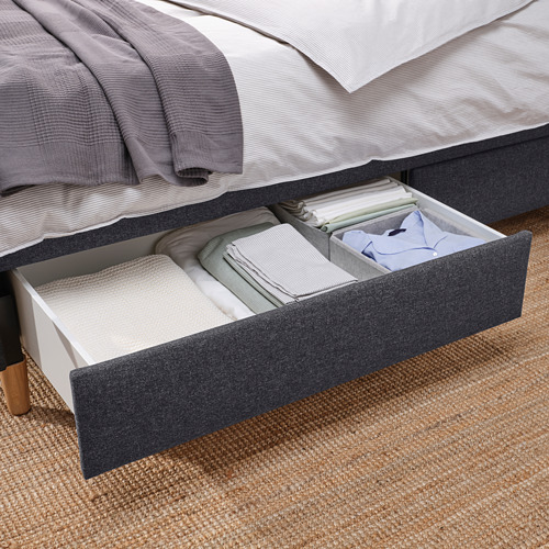 IDANÄS, cama King tapizado. 5 de 11 abrir diálogo