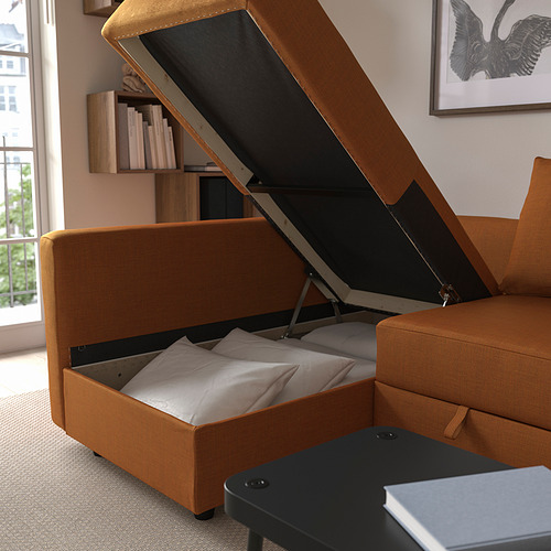 FRIHETEN, sofá cama 3 plazas con chaiselongue. 6 de 9 abrir diálogo