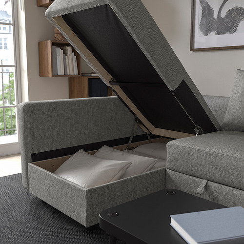 FRIHETEN, sleeper 3-seat sofa with chaislongue. 6 of 9 open dialog