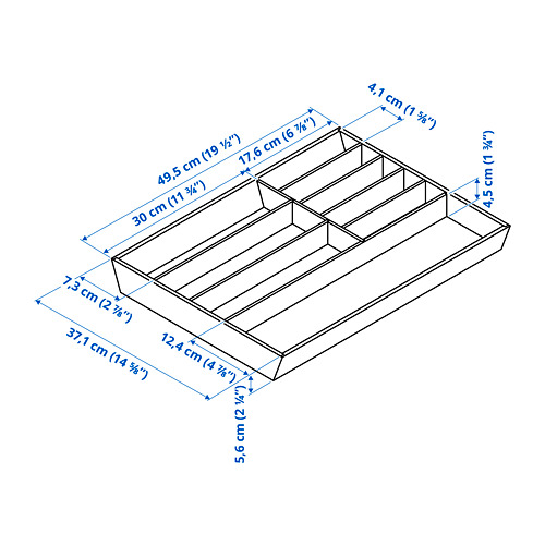 UPPDATERA, flatware tray. 3 of 4 open dialog