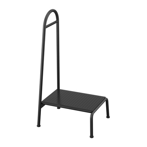 BÄSINGEN, step stool with handrail. 1 of 8 open dialog