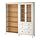 Selecciona una variación de color: blanco/teñido en marrón claro, 70 7/8 "x14 5/8 "x77 1/2 "