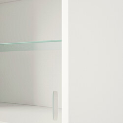 Ilustración de medidas - KNOXHULT gabinete pared+puertas corredizas