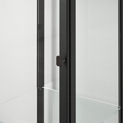 Measurement Illustration - BLÅLIDEN glass-door cabinet