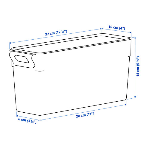 KLIPPKAKTUS, storage box for fridge. 8 of 8 open dialog