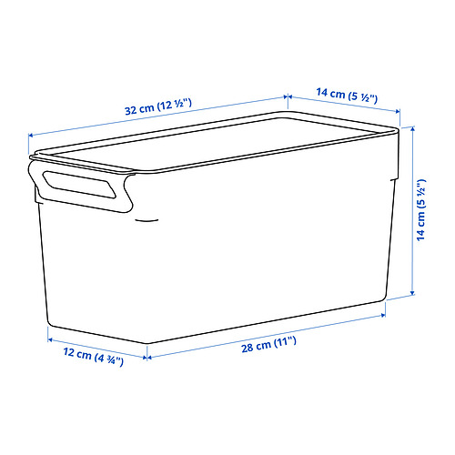 KLIPPKAKTUS, storage box for fridge. 9 of 9 open dialog