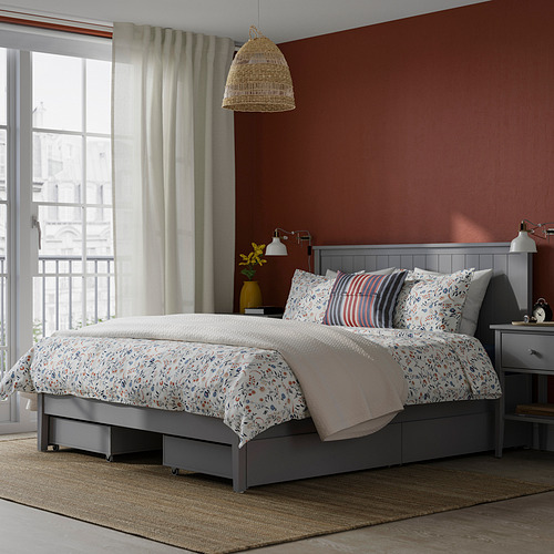 GULLABERG, base de cama+4 cajas almacenamiento. 2 de 8 abrir diálogo