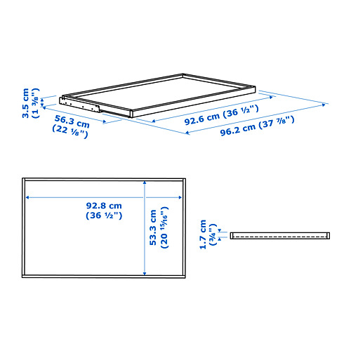 KOMPLEMENT, pull-out tray. 5 of 6 open dialog