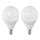 Selecciona una variación de color: E12 250 lm 2700K globo ópalo