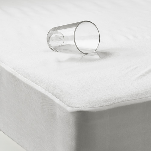 GRUSNARV, waterproof mattress protector. 2 of 4 open dialog
