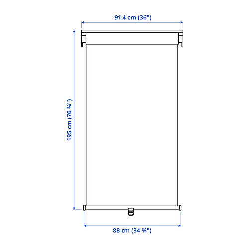 TRETUR, blackout roller blind. 5 of 5 open dialog
