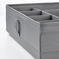 Measurement Illustration - SKUBB box with compartments