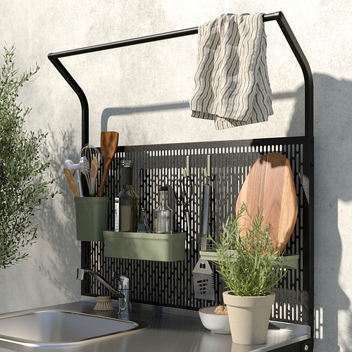 GRILLSKÄR, sink unit with back panel. 4 of 9 open dialog