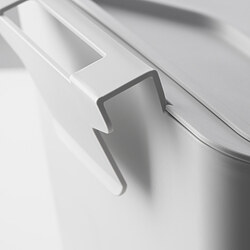 SKOLÄST trash can for cabinet with lid