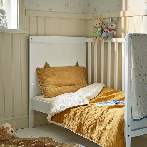 GULDVÄVARE, 3-piece bedlinen set for crib. 2 of 8 open dialog