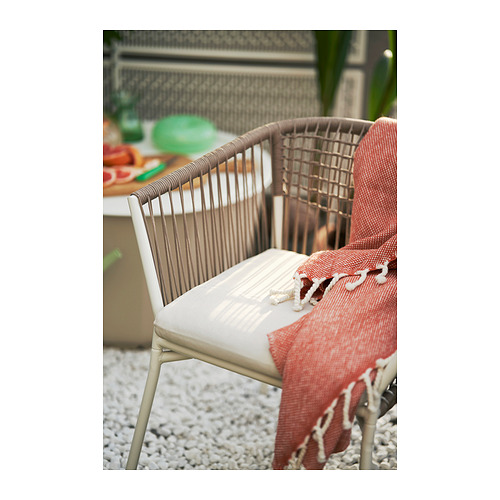 FRÖSÖN / DUVHOLMEN, cojín para silla, exterior. 3 de 5 abrir diálogo