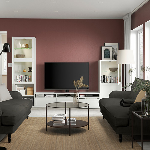 BESTÅ, TV storage combinationwith drawer runner, soft-open. 2 of 10 open dialog