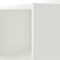 Measurement Illustration - BILLY corner bookcase