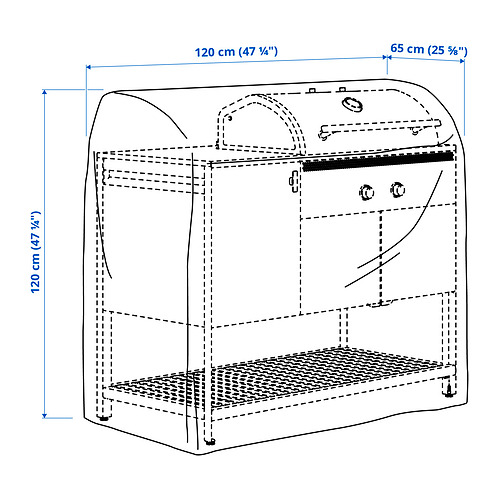 TOSTERÖ, cover for outdoor furniture. 5 of 5 open dialog