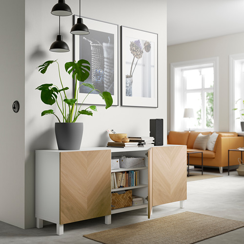 BESTÅ, sideboard with doors. 2 of 8 open dialog