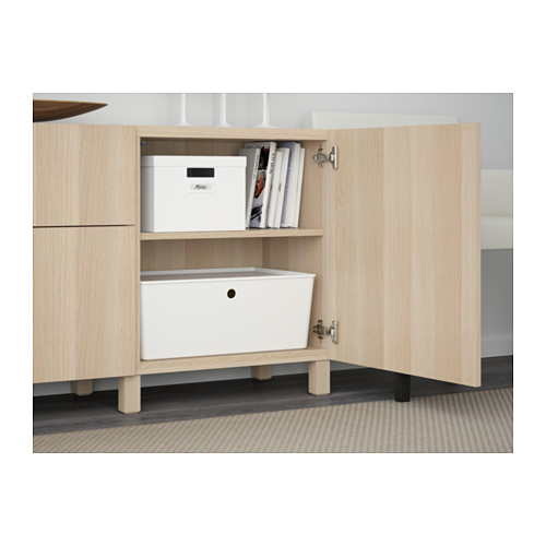 BESTÅ, sideboard with drawer runner, soft-closing. 7 of 8 open dialog