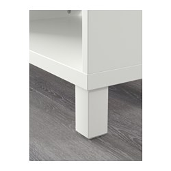 Measurement Illustration - BESTÅ bookcase with STUBBARP leg