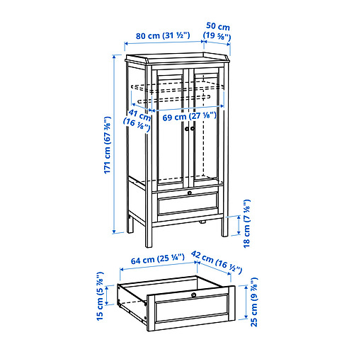 SUNDVIK, wardrobe. 7 of 7 open dialog