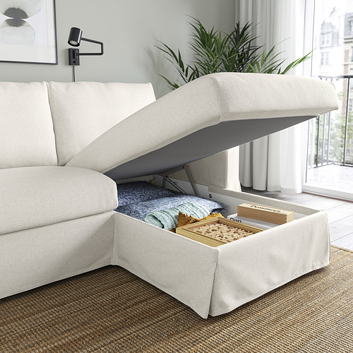 HYLTARP, sofá 3 plazas con chaiselongue derecha. 3 de 6 abrir diálogo