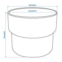 Measurement Illustration - FÖRENLIG plant pot