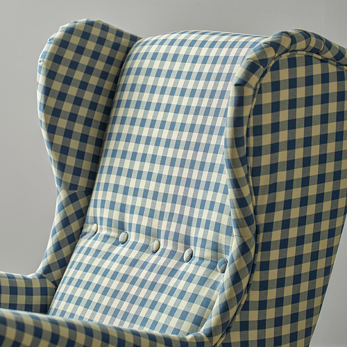 STRANDMON, sillón de orejas+reposapiés. 3 de 8 abrir diálogo