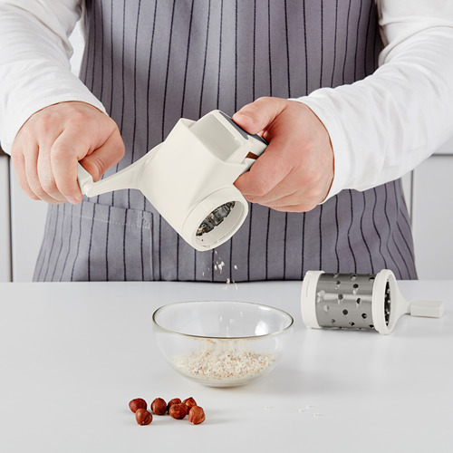 UPPFYLLD, rotary grater, set of 2. 3 of 5 open dialog