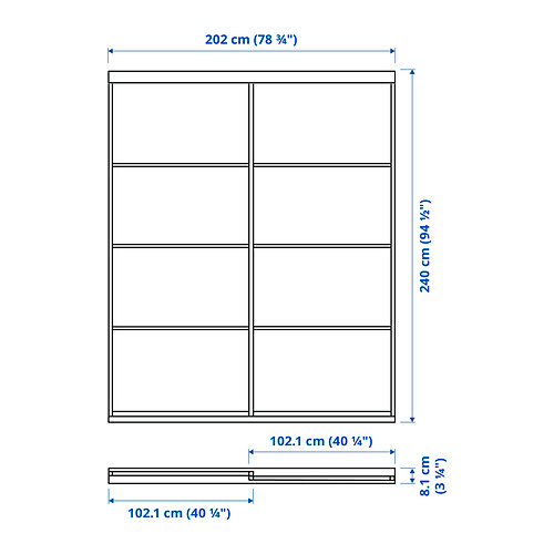 SKYTTA / MEHAMN / AULI, sliding door. 3 of 3 open dialog