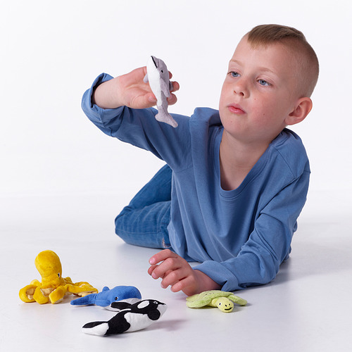 BLÅVINGAD, 5-piece soft toy set. 2 of 4 open dialog