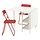 Select colour variation: white/red, 15 3/8/37 3/8/59 1/2x35 3/8 "