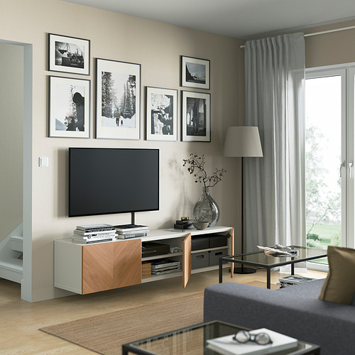 BESTÅ, banco para TV con puertas. 2 de 7 abrir diálogo