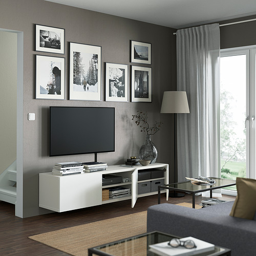 BESTÅ, banco para TV con puertas. 2 de 7 abrir diálogo