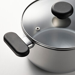 Measurement Illustration - MIDDAGSMAT pot with lid