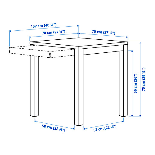 IKEA PS 2026, mesa y 2 sillas. 6 de 8 abrir diálogo