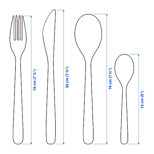 MOPSIG, 16-piece flatware set. 6 of 6 open dialog