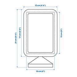 Measurement Illustration - FIKONTRÄD frame