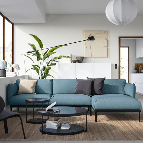 ÄPPLARYD, sofá 3 plazas con chaiselongue. 2 de 7 abrir diálogo