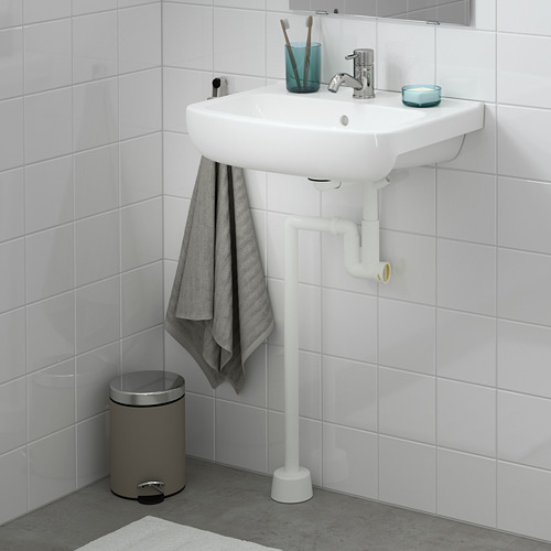 BJÖRKÅN, sink with water trap. 3 of 4 open dialog