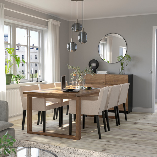MÖRBYLÅNGA / MÅRENÄS, mesa y 6 sillones. 2 de 9 abrir diálogo