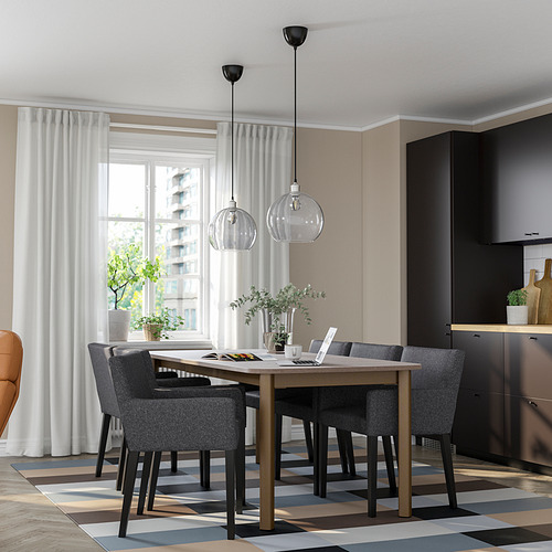 STRANDTORP / MÅRENÄS, mesa extensible y 6 sillones. 2 de 10 abrir diálogo