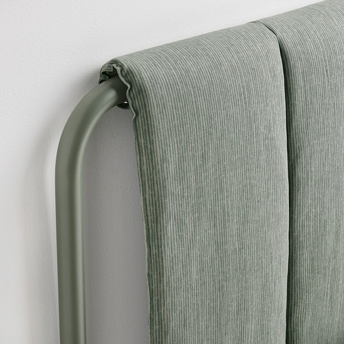 TÄLLÅSEN, upholstered Queen bed frame. 9 of 12 open dialog